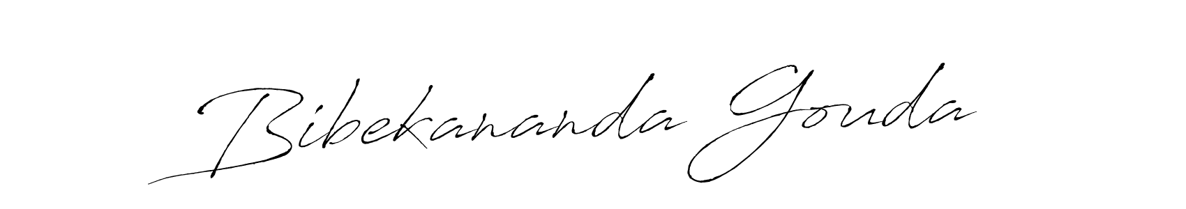Bibekananda Gouda stylish signature style. Best Handwritten Sign (Antro_Vectra) for my name. Handwritten Signature Collection Ideas for my name Bibekananda Gouda. Bibekananda Gouda signature style 6 images and pictures png