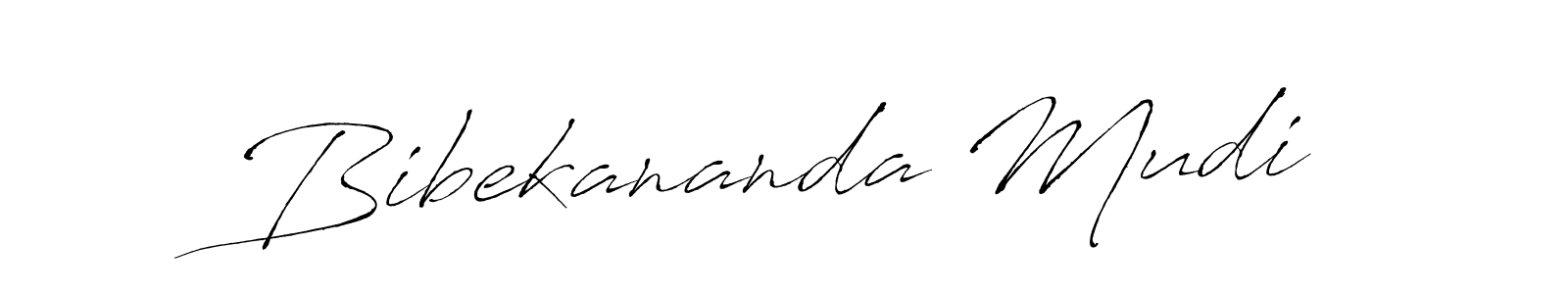 Design your own signature with our free online signature maker. With this signature software, you can create a handwritten (Antro_Vectra) signature for name Bibekananda Mudi. Bibekananda Mudi signature style 6 images and pictures png