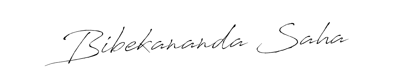 Make a beautiful signature design for name Bibekananda Saha. With this signature (Antro_Vectra) style, you can create a handwritten signature for free. Bibekananda Saha signature style 6 images and pictures png