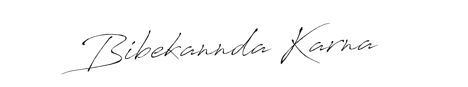 How to make Bibekannda Karna signature? Antro_Vectra is a professional autograph style. Create handwritten signature for Bibekannda Karna name. Bibekannda Karna signature style 6 images and pictures png