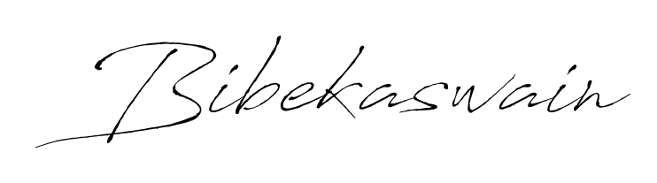 Create an unforgettable impression when signing with Bibekaswain name styled in Antro_Vectra typography. 100% free online generator. Bibekaswain signature style 6 images and pictures png