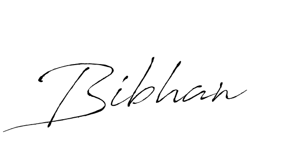 Design your own signature with our free online signature maker. With this signature software, you can create a handwritten (Antro_Vectra) signature for name Bibhan. Bibhan signature style 6 images and pictures png