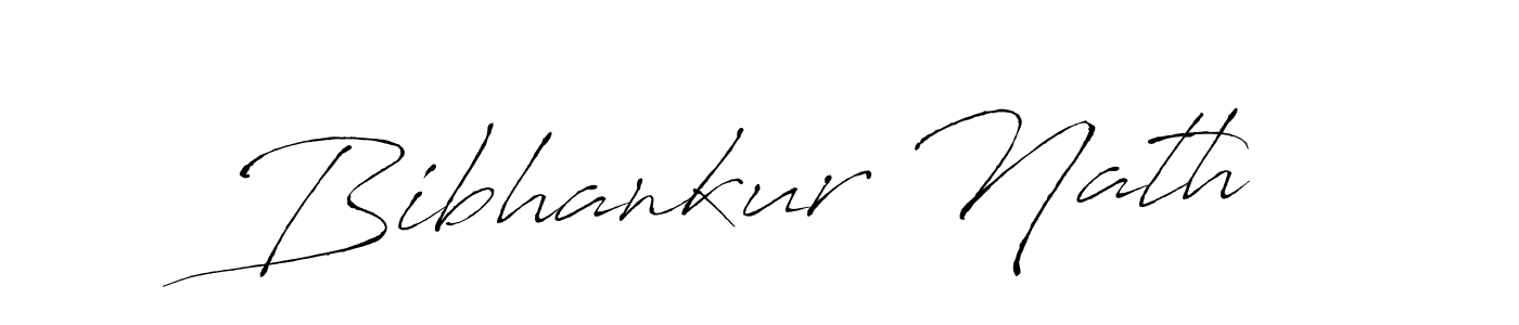Create a beautiful signature design for name Bibhankur Nath. With this signature (Antro_Vectra) fonts, you can make a handwritten signature for free. Bibhankur Nath signature style 6 images and pictures png