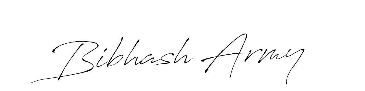 How to make Bibhash Army signature? Antro_Vectra is a professional autograph style. Create handwritten signature for Bibhash Army name. Bibhash Army signature style 6 images and pictures png