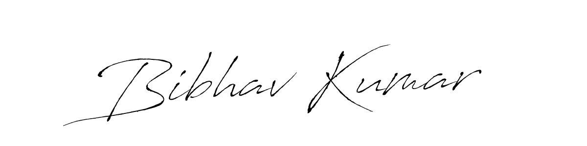 How to make Bibhav Kumar name signature. Use Antro_Vectra style for creating short signs online. This is the latest handwritten sign. Bibhav Kumar signature style 6 images and pictures png