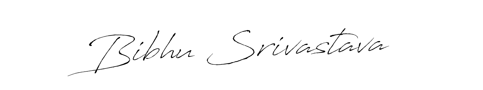 How to make Bibhu Srivastava signature? Antro_Vectra is a professional autograph style. Create handwritten signature for Bibhu Srivastava name. Bibhu Srivastava signature style 6 images and pictures png