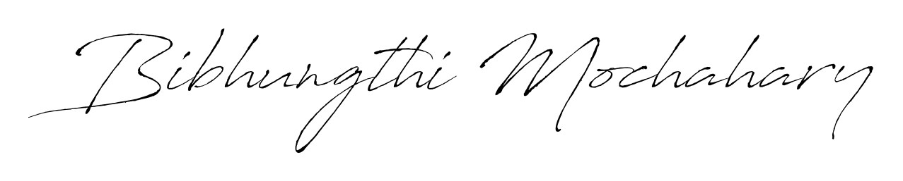 Download transparent PNG signature for name Bibhungthi Mochahary styled with Antro_Vectra font. Ready to paste directly into PDF and Word agreements. Bibhungthi Mochahary signature style 6 images and pictures png