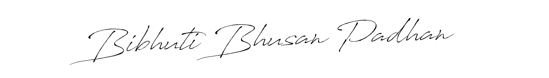 Design your own signature with our free online signature maker. With this signature software, you can create a handwritten (Antro_Vectra) signature for name Bibhuti Bhusan Padhan. Bibhuti Bhusan Padhan signature style 6 images and pictures png