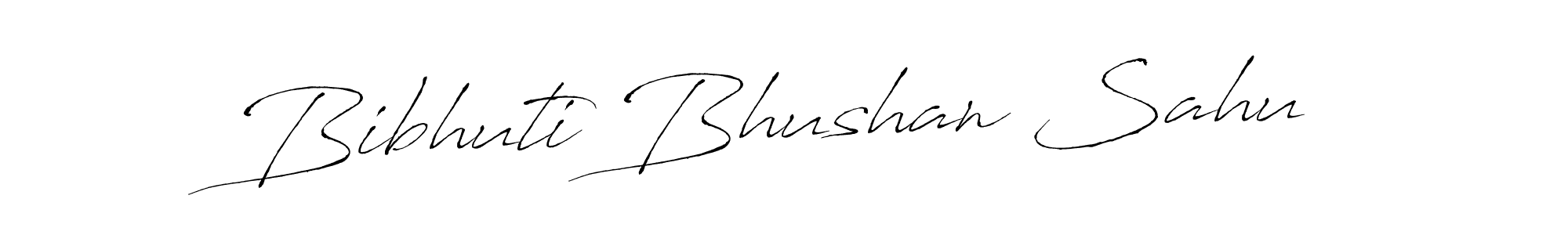 How to make Bibhuti Bhushan Sahu name signature. Use Antro_Vectra style for creating short signs online. This is the latest handwritten sign. Bibhuti Bhushan Sahu signature style 6 images and pictures png