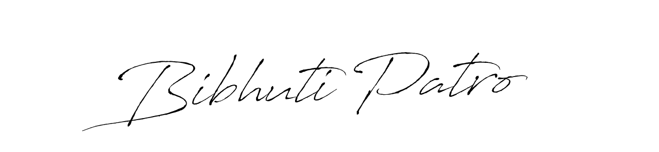 Make a beautiful signature design for name Bibhuti Patro. With this signature (Antro_Vectra) style, you can create a handwritten signature for free. Bibhuti Patro signature style 6 images and pictures png