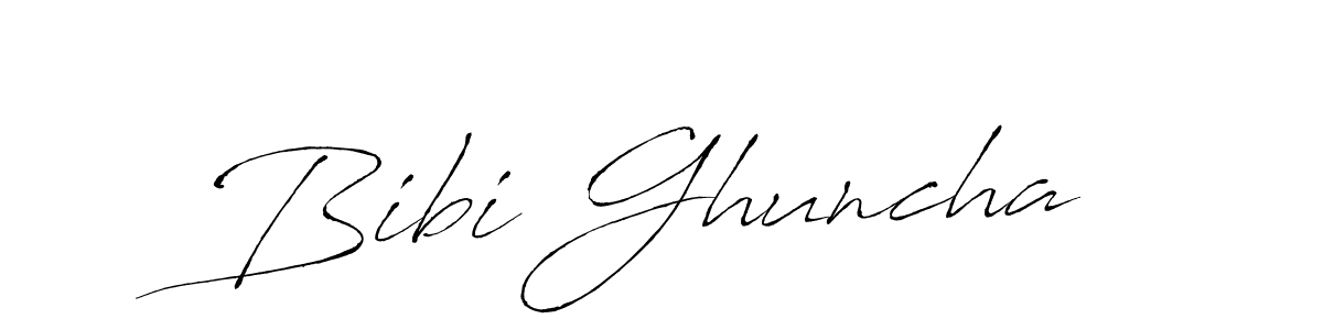 Similarly Antro_Vectra is the best handwritten signature design. Signature creator online .You can use it as an online autograph creator for name Bibi Ghuncha. Bibi Ghuncha signature style 6 images and pictures png
