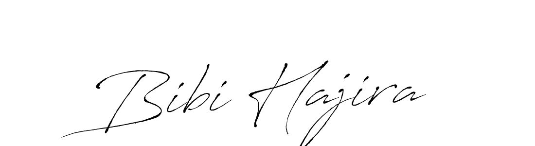 Create a beautiful signature design for name Bibi Hajira. With this signature (Antro_Vectra) fonts, you can make a handwritten signature for free. Bibi Hajira signature style 6 images and pictures png