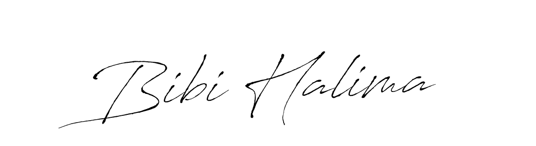 Bibi Halima stylish signature style. Best Handwritten Sign (Antro_Vectra) for my name. Handwritten Signature Collection Ideas for my name Bibi Halima. Bibi Halima signature style 6 images and pictures png