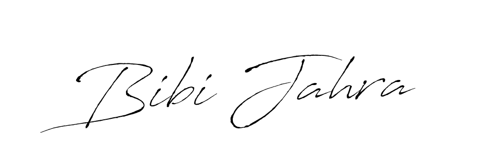 Bibi Jahra stylish signature style. Best Handwritten Sign (Antro_Vectra) for my name. Handwritten Signature Collection Ideas for my name Bibi Jahra. Bibi Jahra signature style 6 images and pictures png