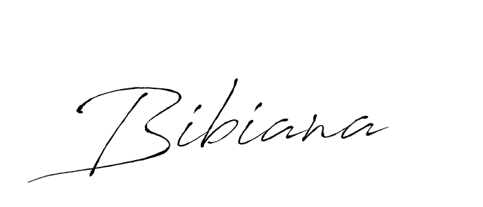 Also we have Bibiana name is the best signature style. Create professional handwritten signature collection using Antro_Vectra autograph style. Bibiana signature style 6 images and pictures png