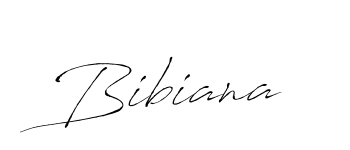 Make a beautiful signature design for name Bibiana. Use this online signature maker to create a handwritten signature for free. Bibiana signature style 6 images and pictures png