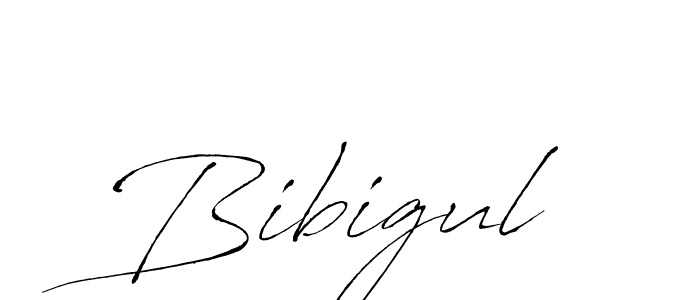 Design your own signature with our free online signature maker. With this signature software, you can create a handwritten (Antro_Vectra) signature for name Bibigul. Bibigul signature style 6 images and pictures png