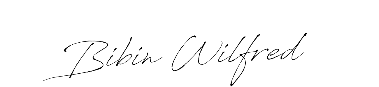 Also we have Bibin Wilfred name is the best signature style. Create professional handwritten signature collection using Antro_Vectra autograph style. Bibin Wilfred signature style 6 images and pictures png