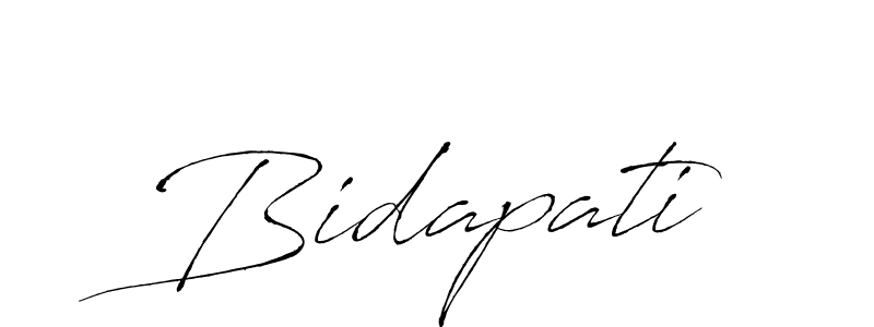 How to make Bidapati signature? Antro_Vectra is a professional autograph style. Create handwritten signature for Bidapati name. Bidapati signature style 6 images and pictures png