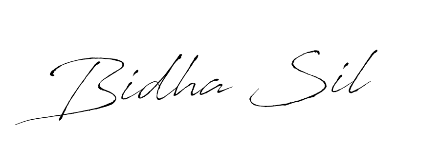 Design your own signature with our free online signature maker. With this signature software, you can create a handwritten (Antro_Vectra) signature for name Bidha Sil. Bidha Sil signature style 6 images and pictures png