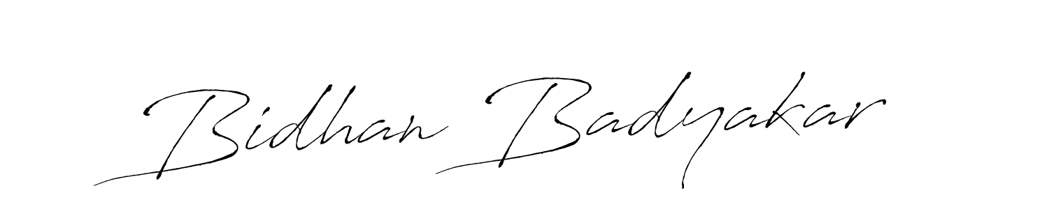 You should practise on your own different ways (Antro_Vectra) to write your name (Bidhan Badyakar) in signature. don't let someone else do it for you. Bidhan Badyakar signature style 6 images and pictures png