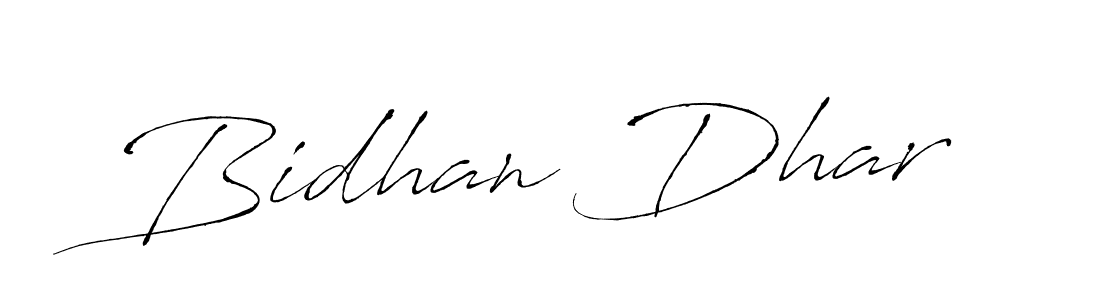 Use a signature maker to create a handwritten signature online. With this signature software, you can design (Antro_Vectra) your own signature for name Bidhan Dhar. Bidhan Dhar signature style 6 images and pictures png