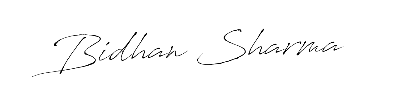 Also we have Bidhan Sharma name is the best signature style. Create professional handwritten signature collection using Antro_Vectra autograph style. Bidhan Sharma signature style 6 images and pictures png