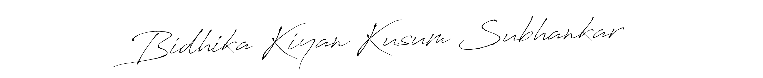 Use a signature maker to create a handwritten signature online. With this signature software, you can design (Antro_Vectra) your own signature for name Bidhika Kiyan Kusum Subhankar. Bidhika Kiyan Kusum Subhankar signature style 6 images and pictures png