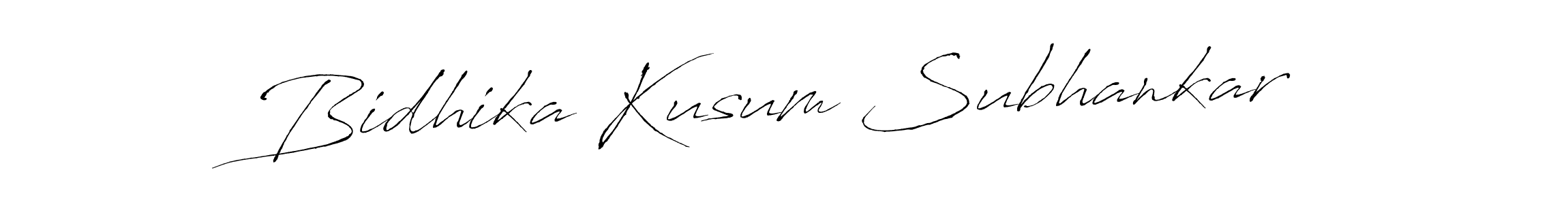 Make a beautiful signature design for name Bidhika Kusum Subhankar. Use this online signature maker to create a handwritten signature for free. Bidhika Kusum Subhankar signature style 6 images and pictures png