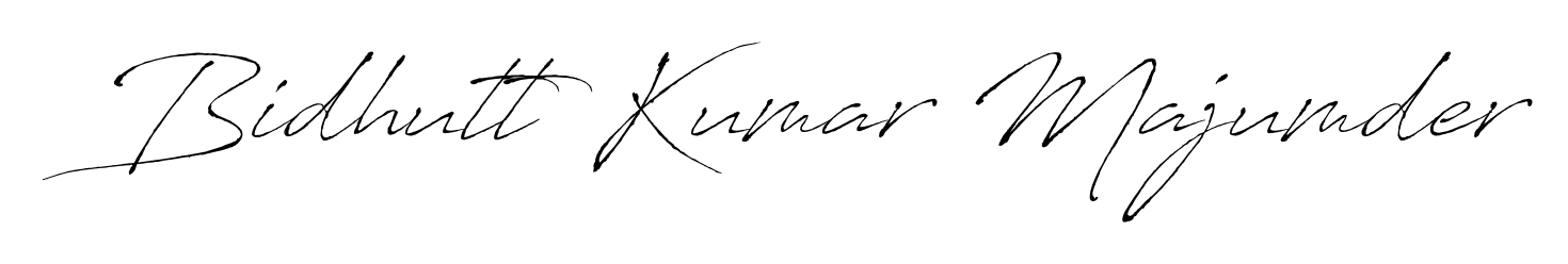 Master the art of signing with Bidhutt Kumar Majumder written in fluent Antro_Vectra script. A great template to practice and refine your handwriting. Bidhutt Kumar Majumder signature style 6 images and pictures png