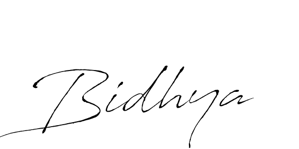 You should practise on your own different ways (Antro_Vectra) to write your name (Bidhya) in signature. don't let someone else do it for you. Bidhya signature style 6 images and pictures png