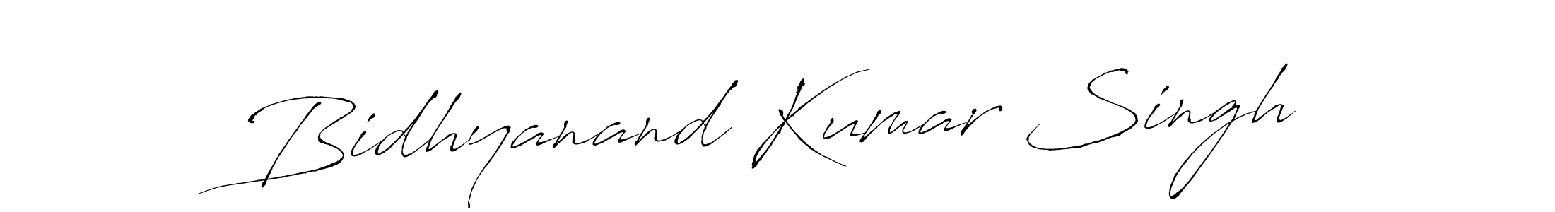 Use a signature maker to create a handwritten signature online. With this signature software, you can design (Antro_Vectra) your own signature for name Bidhyanand Kumar Singh. Bidhyanand Kumar Singh signature style 6 images and pictures png