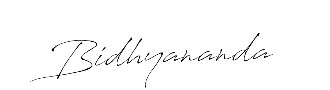 Design your own signature with our free online signature maker. With this signature software, you can create a handwritten (Antro_Vectra) signature for name Bidhyananda. Bidhyananda signature style 6 images and pictures png