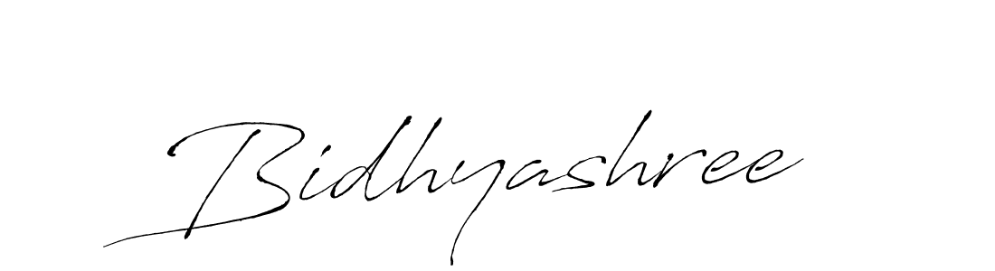 Use a signature maker to create a handwritten signature online. With this signature software, you can design (Antro_Vectra) your own signature for name Bidhyashree. Bidhyashree signature style 6 images and pictures png