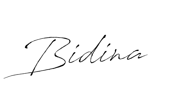 Create a beautiful signature design for name Bidina. With this signature (Antro_Vectra) fonts, you can make a handwritten signature for free. Bidina signature style 6 images and pictures png