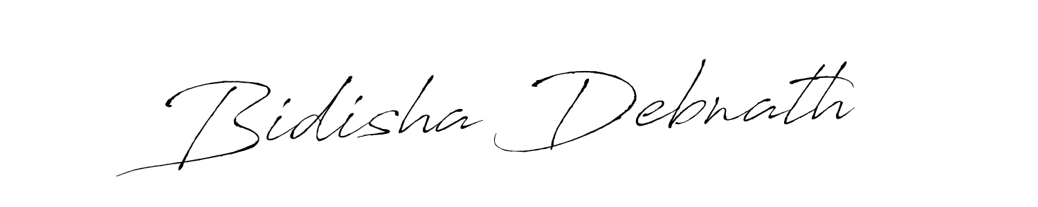 How to make Bidisha Debnath name signature. Use Antro_Vectra style for creating short signs online. This is the latest handwritten sign. Bidisha Debnath signature style 6 images and pictures png