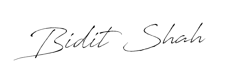 Use a signature maker to create a handwritten signature online. With this signature software, you can design (Antro_Vectra) your own signature for name Bidit Shah. Bidit Shah signature style 6 images and pictures png