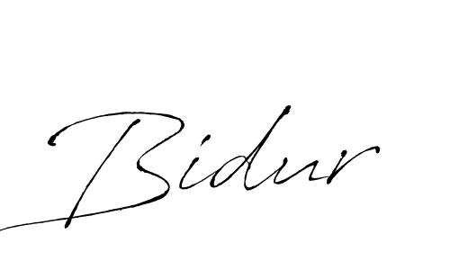 The best way (Antro_Vectra) to make a short signature is to pick only two or three words in your name. The name Bidur include a total of six letters. For converting this name. Bidur signature style 6 images and pictures png