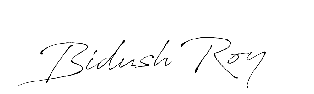 Make a beautiful signature design for name Bidush Roy. With this signature (Antro_Vectra) style, you can create a handwritten signature for free. Bidush Roy signature style 6 images and pictures png