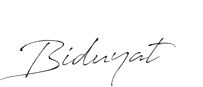 Use a signature maker to create a handwritten signature online. With this signature software, you can design (Antro_Vectra) your own signature for name Biduyat. Biduyat signature style 6 images and pictures png
