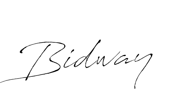 Bidway stylish signature style. Best Handwritten Sign (Antro_Vectra) for my name. Handwritten Signature Collection Ideas for my name Bidway. Bidway signature style 6 images and pictures png