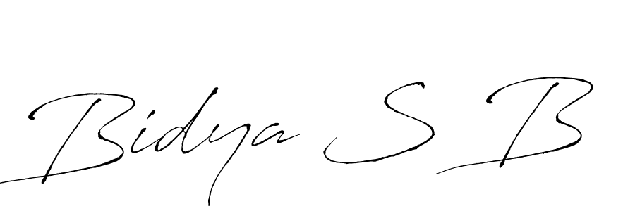 Also You can easily find your signature by using the search form. We will create Bidya S B name handwritten signature images for you free of cost using Antro_Vectra sign style. Bidya S B signature style 6 images and pictures png