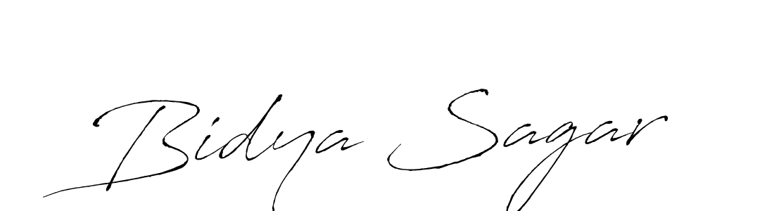 Design your own signature with our free online signature maker. With this signature software, you can create a handwritten (Antro_Vectra) signature for name Bidya Sagar. Bidya Sagar signature style 6 images and pictures png