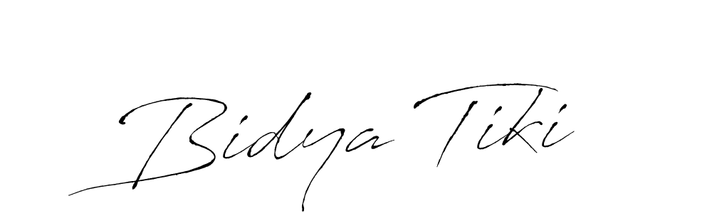 Use a signature maker to create a handwritten signature online. With this signature software, you can design (Antro_Vectra) your own signature for name Bidya Tiki. Bidya Tiki signature style 6 images and pictures png