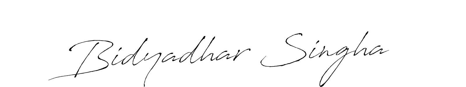 How to make Bidyadhar Singha name signature. Use Antro_Vectra style for creating short signs online. This is the latest handwritten sign. Bidyadhar Singha signature style 6 images and pictures png