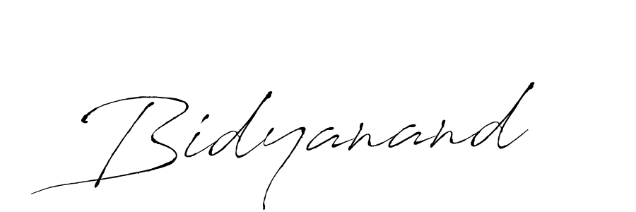Bidyanand stylish signature style. Best Handwritten Sign (Antro_Vectra) for my name. Handwritten Signature Collection Ideas for my name Bidyanand. Bidyanand signature style 6 images and pictures png