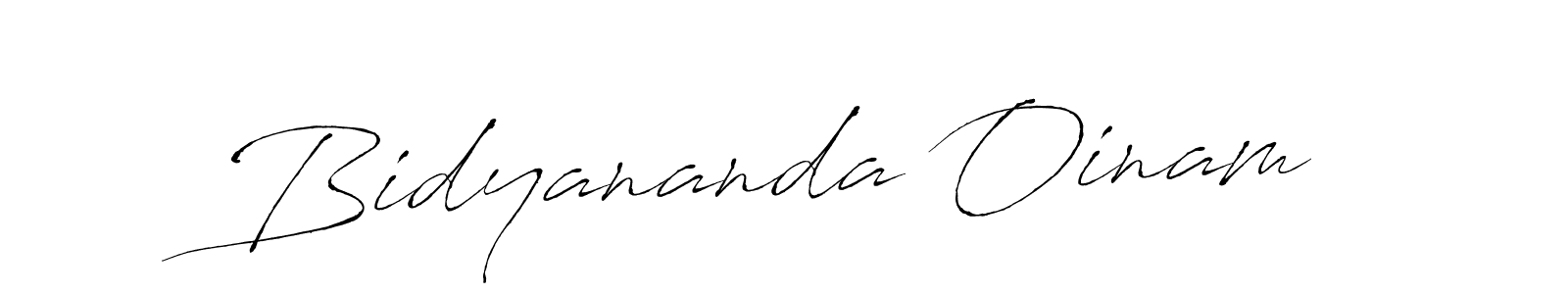 Design your own signature with our free online signature maker. With this signature software, you can create a handwritten (Antro_Vectra) signature for name Bidyananda Oinam. Bidyananda Oinam signature style 6 images and pictures png