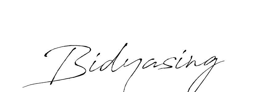 How to make Bidyasing signature? Antro_Vectra is a professional autograph style. Create handwritten signature for Bidyasing name. Bidyasing signature style 6 images and pictures png