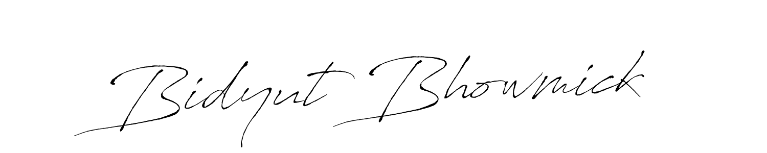 Also we have Bidyut Bhowmick name is the best signature style. Create professional handwritten signature collection using Antro_Vectra autograph style. Bidyut Bhowmick signature style 6 images and pictures png