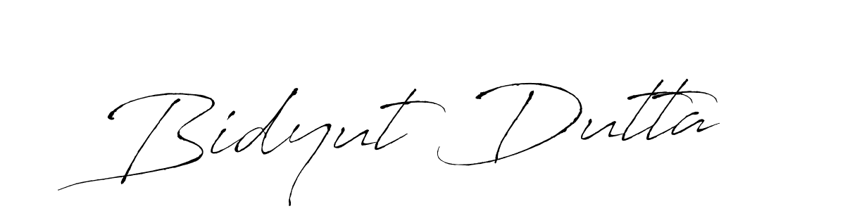 Design your own signature with our free online signature maker. With this signature software, you can create a handwritten (Antro_Vectra) signature for name Bidyut Dutta. Bidyut Dutta signature style 6 images and pictures png